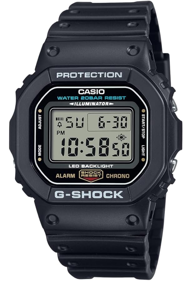 Casio Men's Digital Quartz Watch with Plastic Strap GW-M5610U-1BER